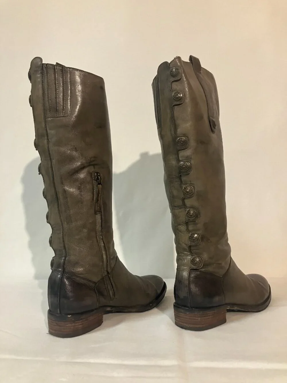 Sam Edelman Riding Boots in Olive Green